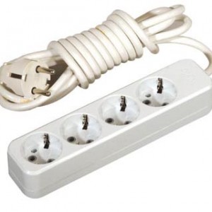 Four Gang Group Socket with 3m Cord