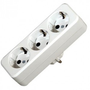 Triple Grounded Square Goliat Plug & Socket - 10011