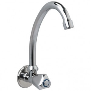 213A Single Kitchen Tap (Wall Mounted) (Long Pipe)