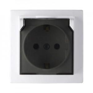 Outlet Cover Earther Socket (Schuko) 