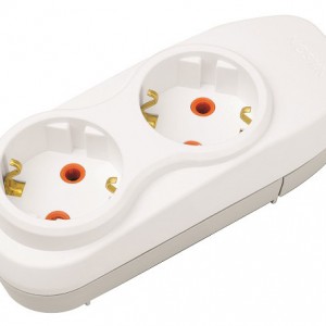 2 Way Multiple Sockets with Connector + Switch
