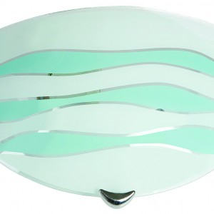 30'LUK İTALYAN APLİK TURKUAZ DALGALI DESEN