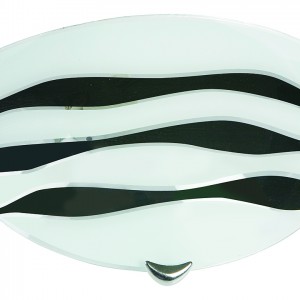 30'LUK İTALYAN APLİK SİYAH DALGALI DESEN