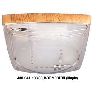 Big Square Modern Plastic Lighting – Maple
