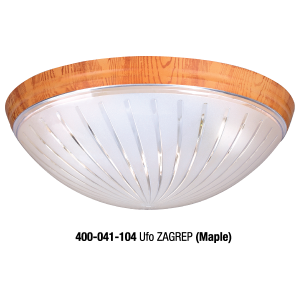 Ufo Zagrep Plastic Lighting – Maple
